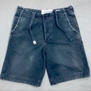 Abercrombie & Fitch Distressed Gray Shorts 32